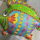 Gift to Fish, Pillow - toy Fish, 45h35 cm, hand painted, Baby pillow, Novosibirsk,  Фото №1
