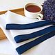 Napkin with blue edging, Swipe, Moscow,  Фото №1