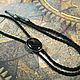 Order BOLO TIE 'VINCENT VEGA' WITH BLACK STONE (AGATE). Neformal-World. Livemaster. . Ties Фото №3
