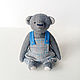 Мишка тедди Зимний малыш. Мишки Тедди. Handsewing.toys (Ирина). Ярмарка Мастеров.  Фото №6