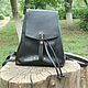 Backpack leather black 2, Backpacks, Balakovo,  Фото №1