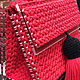 Red women's bag. Classic Bag. SHAPAR - knitting clothes. My Livemaster. Фото №5