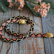 Украшения handmade. Livemaster - original item Necklace: Snake. Handmade.