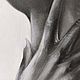 Картина маслом на холсте Африканка обнажённая девушка. Картины. Картина маслом     Алёна Данкова. Ярмарка Мастеров.  Фото №4