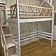 Детская кровать чердак домик с лестницей комодом деревянная из массива, Кровати, Санкт-Петербург,  Фото №1