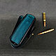 Leather pouch, with cartridge for 8 rifled cartridges. Gifts for hunters and fishers. Labour. My Livemaster. Фото №5