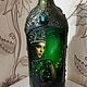  декоративная бутылка "Ягодная". Бутылки. Наталья Большакова (NatBolsh20). Ярмарка Мастеров.  Фото №6