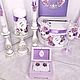 Order Wedding glasses Lilac inflorescence. Свадебные аксессуары и домашний декор. Livemaster. . Wedding glasses Фото №3