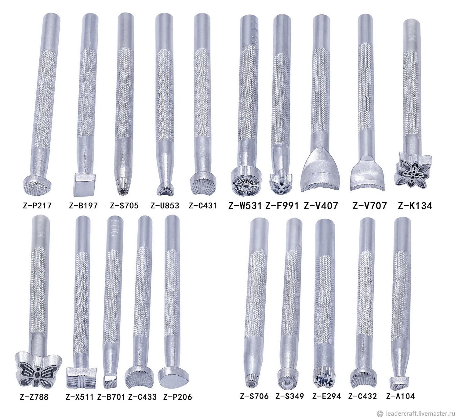 Набор штампов для тиснения по коже купить в интернет-магазине Ярмарка ...