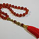 Rosary 33 grains Wealth, Glory, natural Carnelian. Rosary. Handwork of jewelry.. My Livemaster. Фото №4