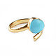 Ring track with cubic zirconia, gold ring with cubic zirconia. Rings. Irina Moro. My Livemaster. Фото №5