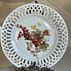 Order Plate 'Red currant', porcelain, Austria. Dutch West - Indian Company. Livemaster. . Vintage plates Фото №3