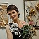 Брошь из кожи Орхидея. Цветы из кожи.Кожаные цветы. Брошь. Брошь-булавка. Светлана Ланская. Ярмарка Мастеров.  Фото №5