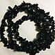 Obsidian chips tumbling. Art. KG003O. Beads1. Important Stuff. Online shopping on My Livemaster.  Фото №2
