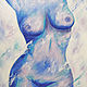 Nude painting of a girl's figure from the back. Pictures. Irina Prokofeva  kollektsiya zhivopisi. Ярмарка Мастеров.  Фото №6