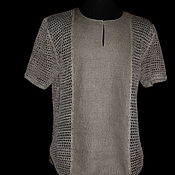 Мужская одежда handmade. Livemaster - original item 100% linen.Men`s shirt 