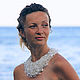 Прозрачное колье из горного хрусталя "Сахарный лед". Колье. Your_Jeweler(Юлия) Москва. Интернет-магазин Ярмарка Мастеров.  Фото №2