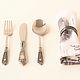 Order Cutlery set EMPIRE style (egoist 4 items). SILVER SPOONS since 1999. Livemaster. . Gifts Фото №3