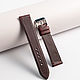 Maroon genuine leather strap. Watch Straps. Asketica. Online shopping on My Livemaster.  Фото №2