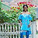 Embroidered blouse Boho, ethnic style, the Bohemia, Blouses, Sevastopol,  Фото №1
