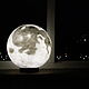 Светильник - Луна 30 см (светильник планета, ночник). Ночники. Lampa la Luna byJulia. Ярмарка Мастеров.  Фото №6