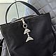 Брелок на сумку Рыбка со стразами. Украшения для сумок. Leather Bag Аксессуары из кожи. Интернет-магазин Ярмарка Мастеров.  Фото №2