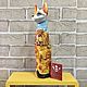 Autumn Cat: author's painting. Figurines. Creative workshop Cheerful porcelain. Online shopping on My Livemaster.  Фото №2
