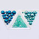Заказать New Swarovski 5810, 8,10 мм, Iridescent Dark Turquoise. Real Dream /    Реальная Мечта. Ярмарка Мастеров. . Кристаллы Фото №3