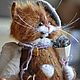 El CABALLERO francés Juguete de gato. Stuffed Toys. Knitted toys Olga Bessogonova. Интернет-магазин Ярмарка Мастеров.  Фото №2