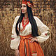Summer ethno-costume with hand embroidery ' Orange sky'. Suits. KVITKA. Online shopping on My Livemaster.  Фото №2