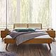 Кровать из массива дуба Lugo, эко стиль, 1600*2000, цельнолам, Кровати, Пинск,  Фото №1