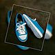 Zapatos de ganchillo. DE PUNTO CALZADO DE CALLE. El color azul. Training shoes. O'butik 'Vyazanaya obuv '. Online shopping on My Livemaster.  Фото №2