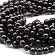 Copy of Copy of Garnet 3 mm with cut thread, beads made of natural stones, Beads1, Ekaterinburg,  Фото №1