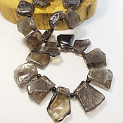 Украшения handmade. Livemaster - original item Necklace Haze (Rauchtopaz, smoky quartz) 46 cm. Handmade.