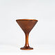 Order Siberian cedar Martini glass (walnut color) G12. ART OF SIBERIA. Livemaster. . Wine Glasses Фото №3