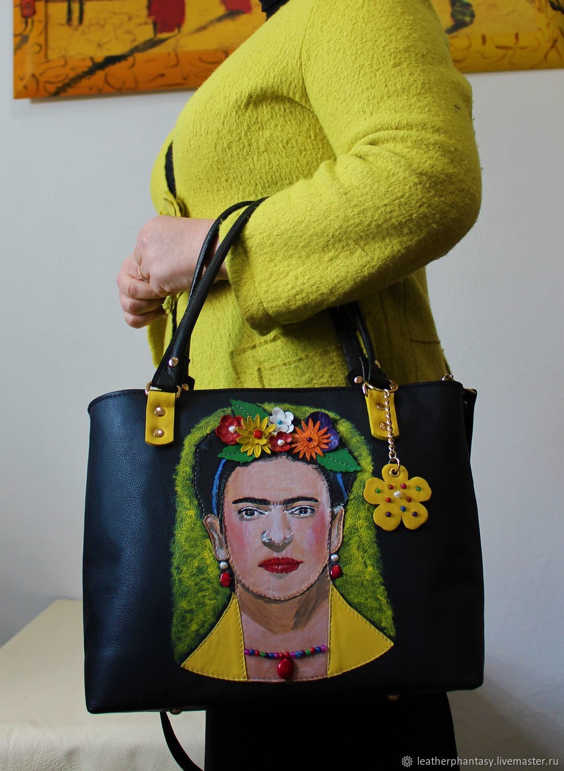 Frida Kahlo artist cotton machine washable reusable 4 pockets purse tote bag  | eBay