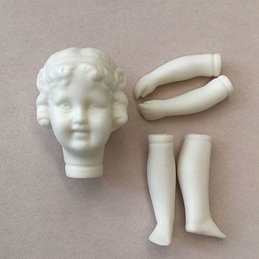 Материалы для творчества ручной работы. Ярмарка Мастеров - ручная работа Кукольная заготовка фарфор. Handmade.