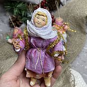 Куклы и игрушки handmade. Livemaster - original item Girl with pretzels. Handmade.