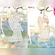 10pcs Angel pendant for luck embroidered souvenir, Christmas gifts, Moscow,  Фото №1