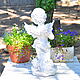 Order Angel Reading White Polyresin for Garden Decor. Decor concrete Azov Garden. Livemaster. . Garden figures Фото №3