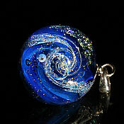 Украшения handmade. Livemaster - original item Pendant ball galaxy Material Universe. Lampwork Glass Space. Handmade.