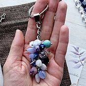 Сумки и аксессуары handmade. Livemaster - original item Talisman keychain made of natural stones 
