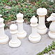 Order Chess Pieces Concrete 6pcs Set White or Black. Decor concrete Azov Garden. Livemaster. . Figurines Фото №3