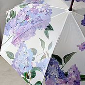 Аксессуары handmade. Livemaster - original item Women`s umbrella with hand-painted 