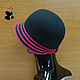 Stylish women's slauch hat soft felt. black. Art. VK-33. Hats1. Mishan (mishan). My Livemaster. Фото №4