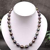 Necklace with pendant natural grey smoky agate
