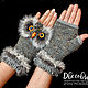 Grey Owl Mitts. Mitts. 2sovy. Online shopping on My Livemaster.  Фото №2