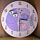 Order Wall clock Fish - mom. Watch as a gift. Clocks for Home (Julia). Livemaster. . Watch Фото №3