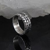 Украшения handmade. Livemaster - original item Men`s Greek Cross Ring in 925 Sterling Silver HH0099. Handmade.