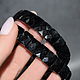 Natural Black Tourmaline Cut Bracelet. Bead bracelet. naturalkavni. My Livemaster. Фото №4